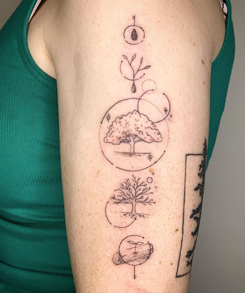 30 Pretty Apple Tree Tattoos Design And Ideas