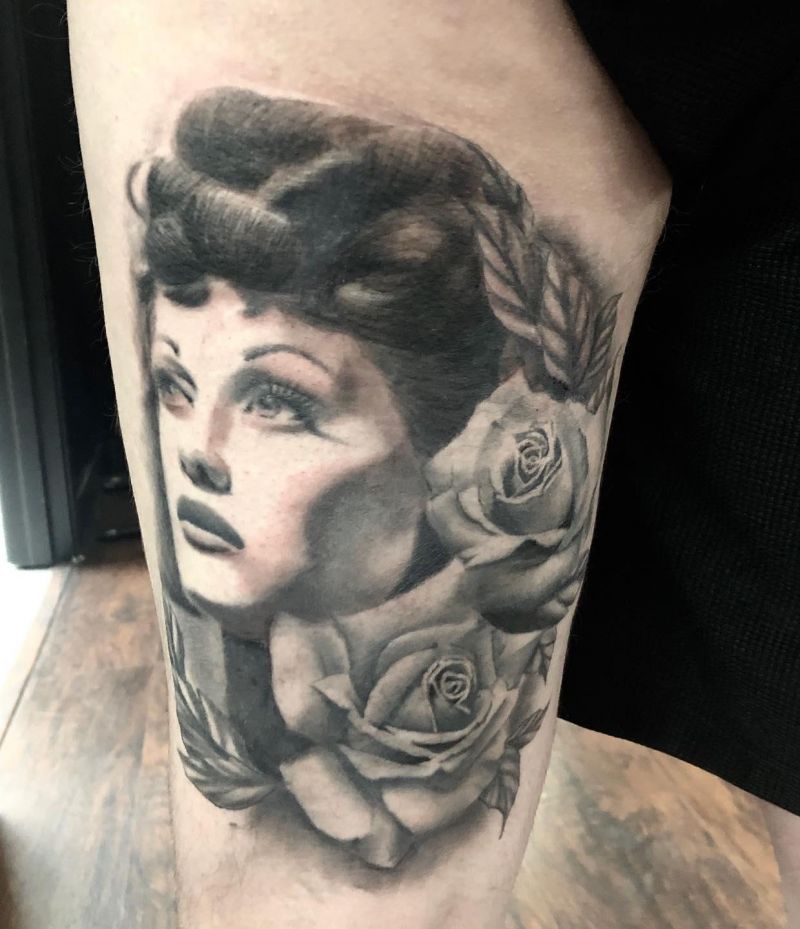 30 Elegant Lucille Ball Tattoos You Must Love