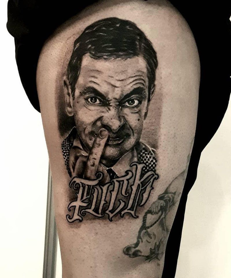 30 Funny Mr Bean Tattoos You Must Love