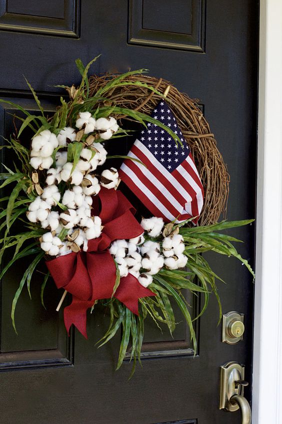 43 Cool DIY Patriotic Wreaths for 4th of July