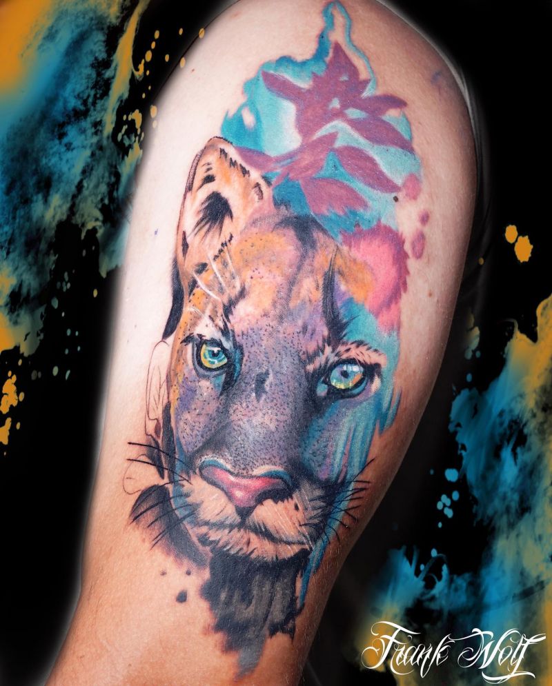 30 Cool Puma Tattoos You Must Love