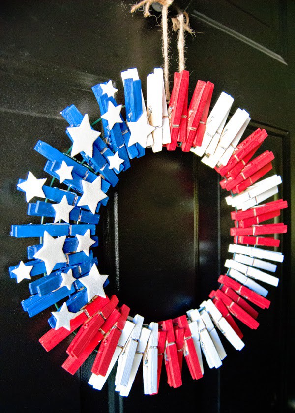 43 Cool DIY Patriotic Wreaths for 4th of July