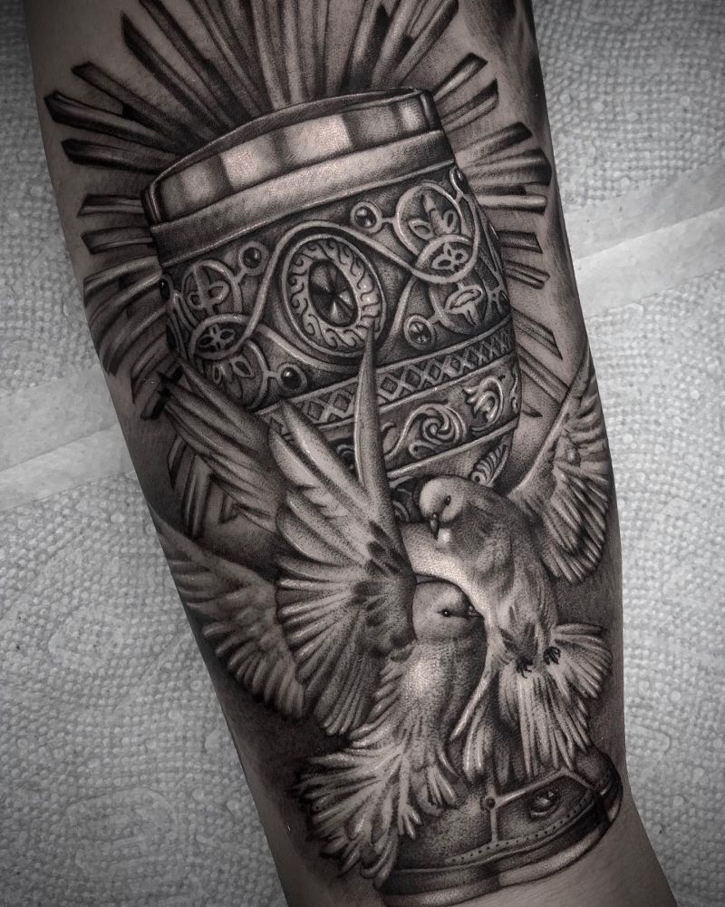 30 Unique Holy Grail Tattoos for Your Next Ink