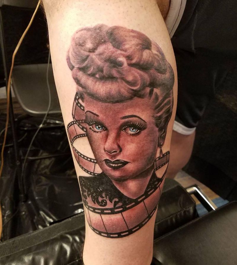 30 Elegant Lucille Ball Tattoos You Must Love