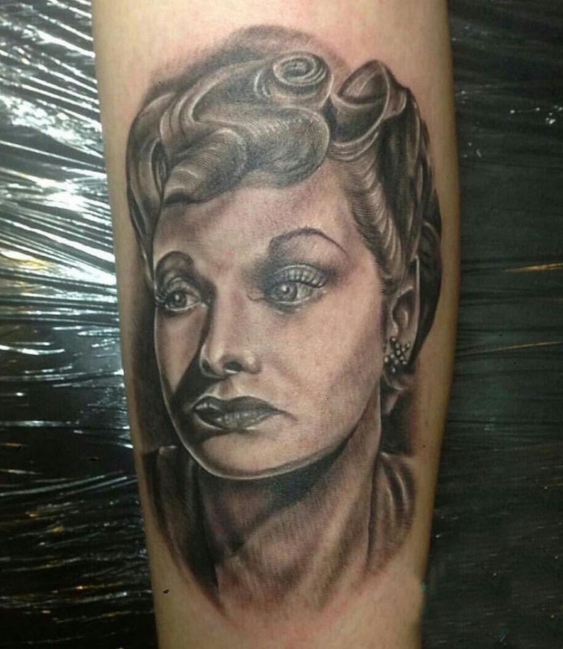 30 Elegant Lucille Ball Tattoos You Must Love