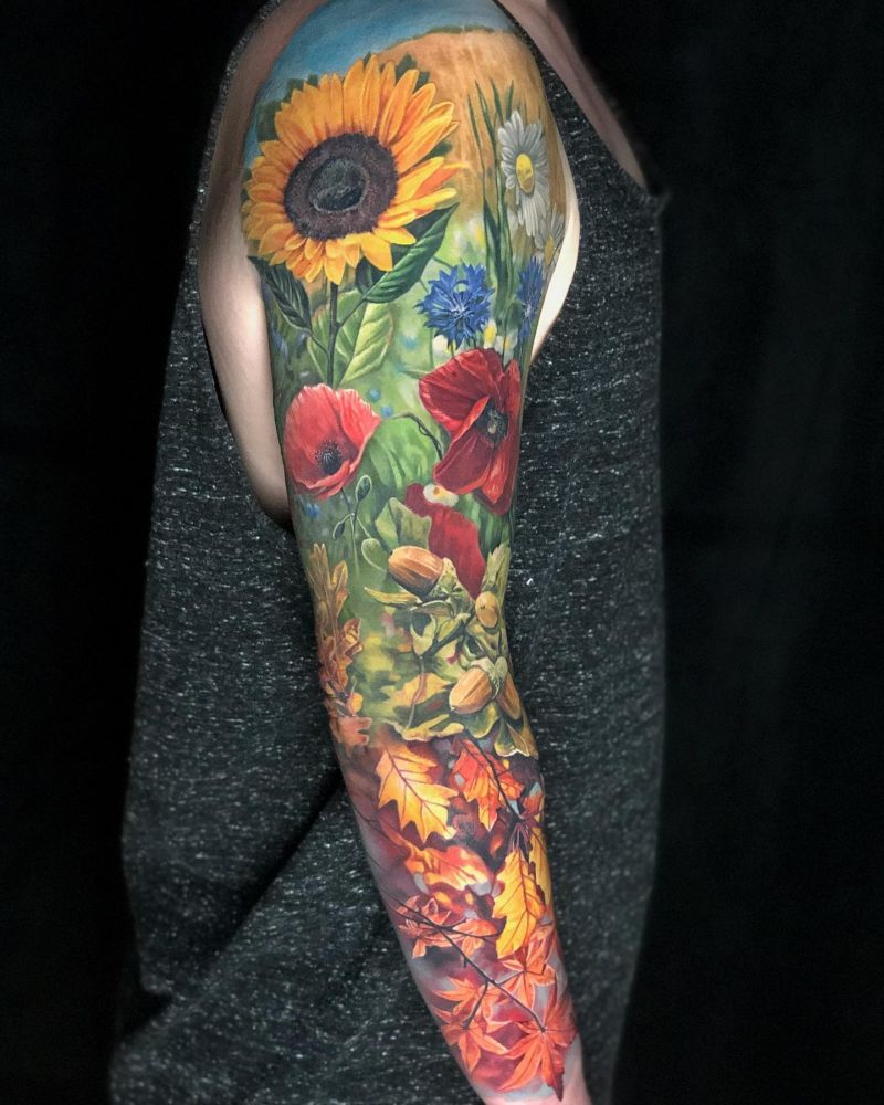 30 Pretty Four Seasons Tattoos You Must Love