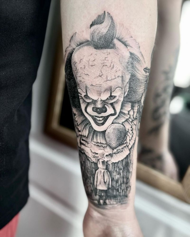 30 Great Pennywise Tattoos for Your Inspiration