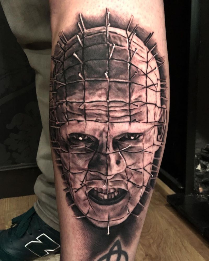 30 Scary Pinhead Tattoos You Must Love