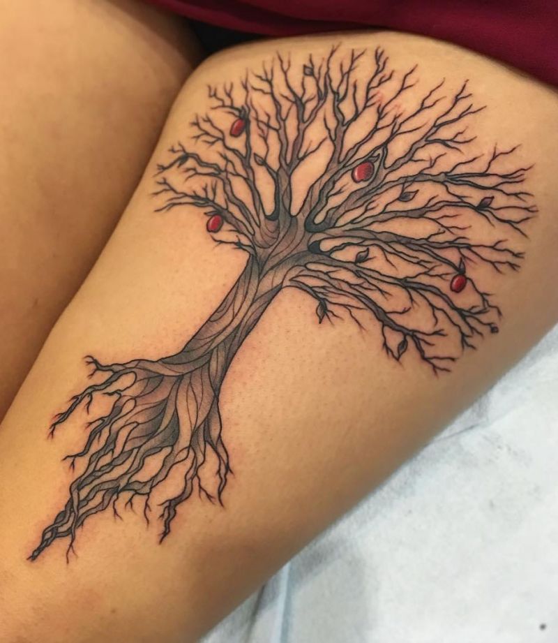 30 Pretty Apple Tree Tattoos Design And Ideas