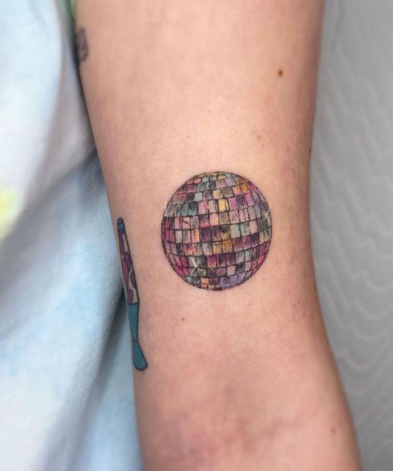 30 Pretty Disco Ball Tattoos Make You Attractive