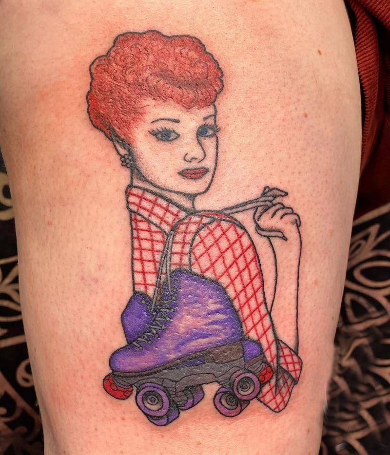 30 Elegant Lucille Ball Tattoos You Must Love