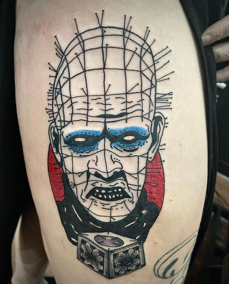 30 Scary Pinhead Tattoos You Must Love