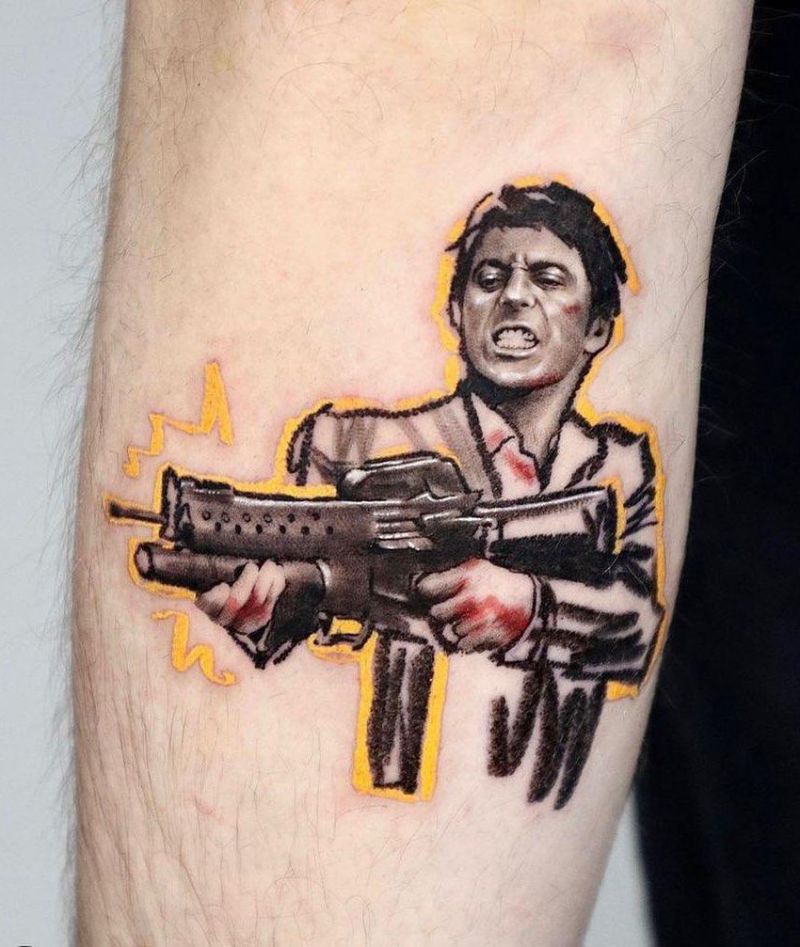 30 Great Scarface Tattoos for Your Next Ink