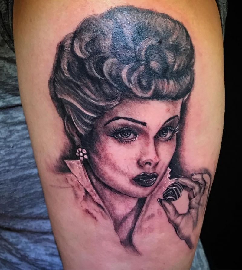 30 Elegant Lucille Ball Tattoos You Must Love