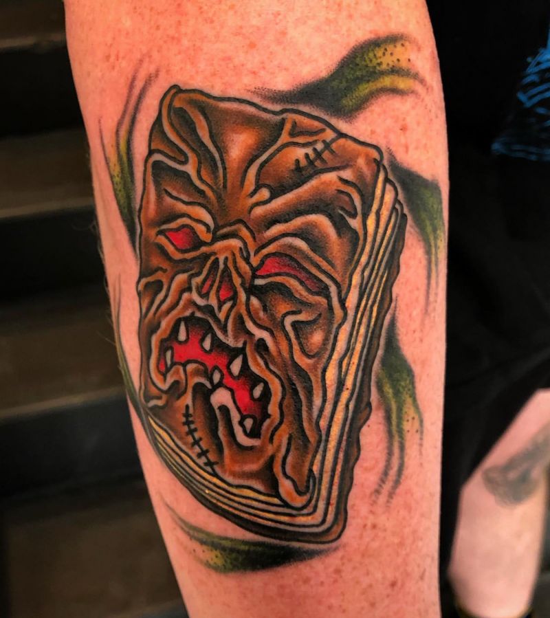 30 Unique Necronomicon Tattoos You Must Love