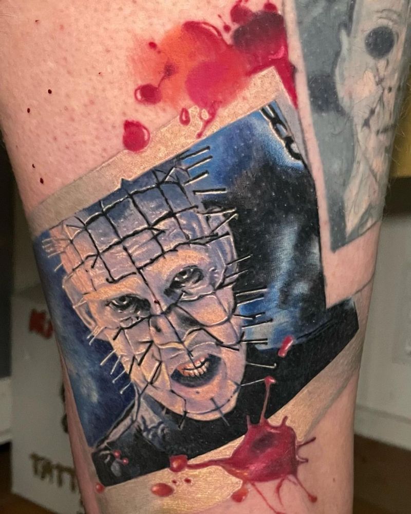 30 Scary Pinhead Tattoos You Must Love