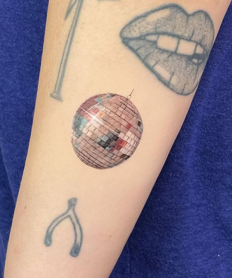 30 Pretty Disco Ball Tattoos Make You Attractive