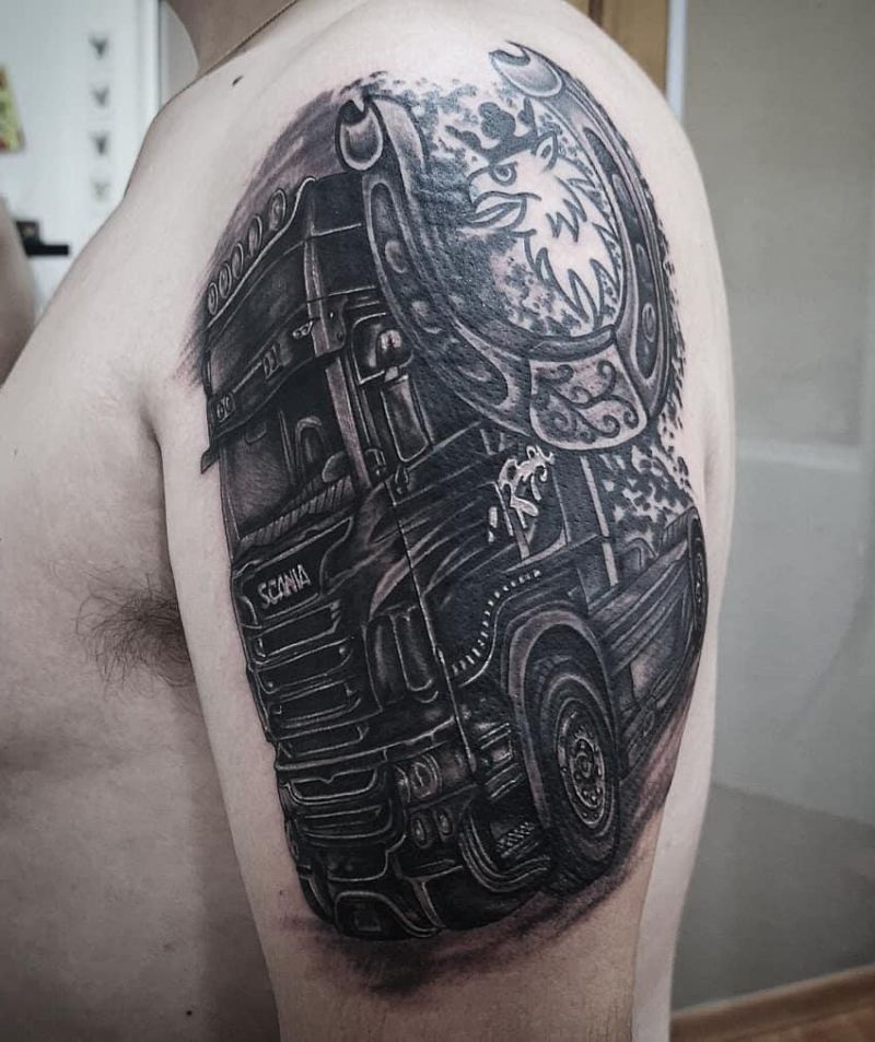 30 Trailer Tattoos For Men You Must Love