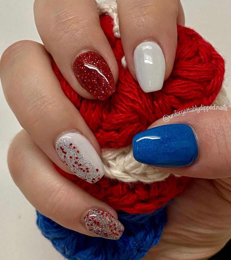 30 Pretty 4th of July Nail Art Designs You Must Love