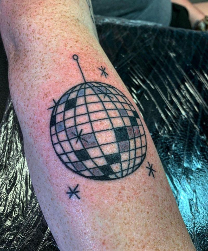 30 Pretty Disco Ball Tattoos Make You Attractive