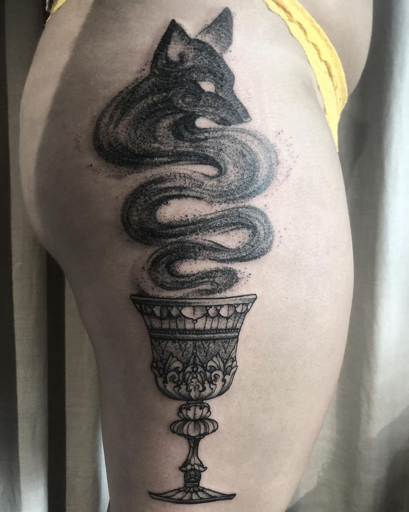 30 Unique Holy Grail Tattoos for Your Next Ink