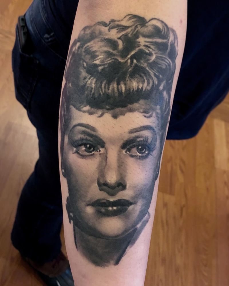 30 Elegant Lucille Ball Tattoos You Must Love