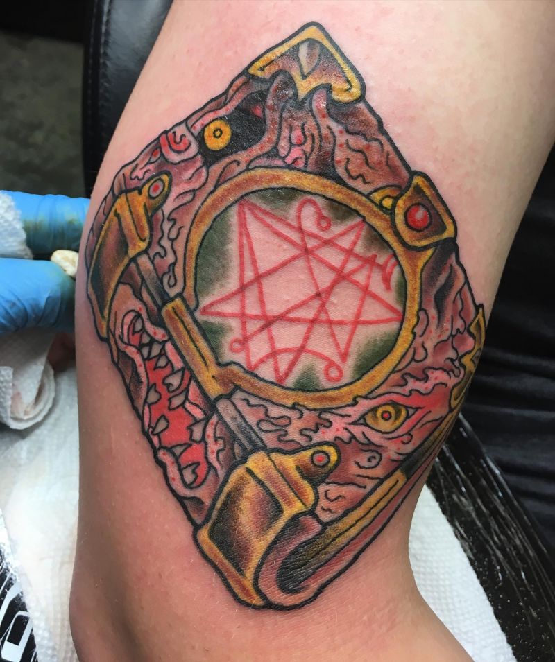 30 Unique Necronomicon Tattoos You Must Love