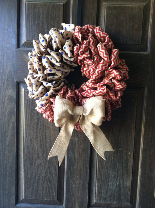 43 Cool DIY Patriotic Wreaths for 4th of July