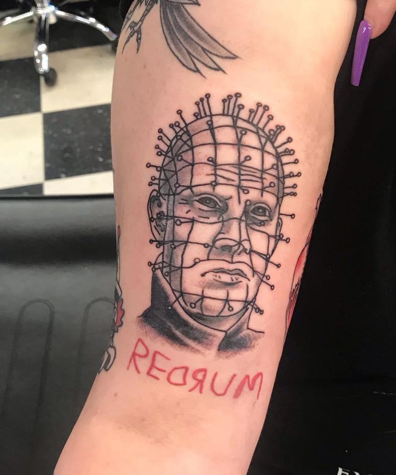 30 Scary Pinhead Tattoos You Must Love