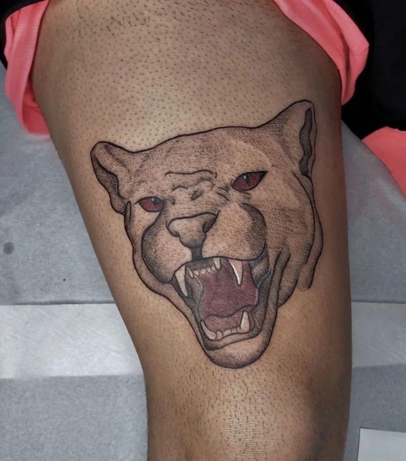 30 Cool Puma Tattoos You Must Love