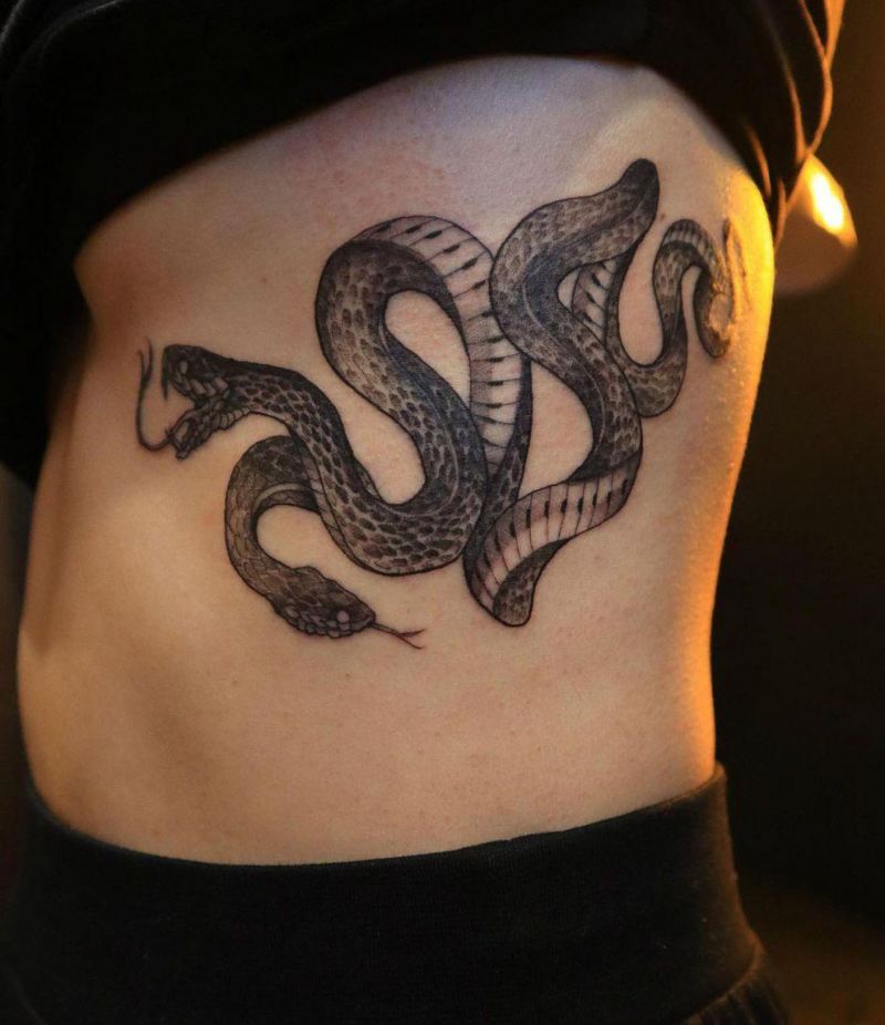 30 Two Headed Snake Tattoos for Your Inspiration