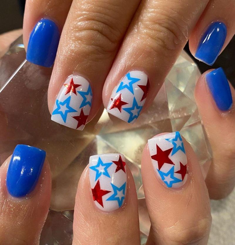 30 Pretty 4th of July Nail Art Designs You Must Love