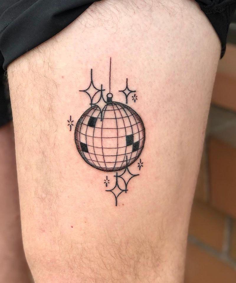 30 Pretty Disco Ball Tattoos Make You Attractive