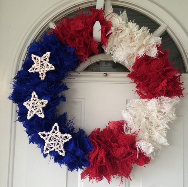 43 Cool DIY Patriotic Wreaths for 4th of July