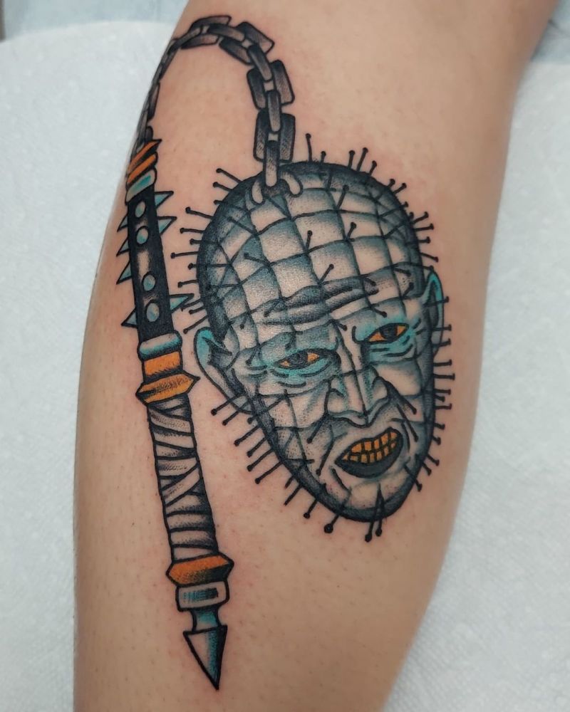 30 Scary Pinhead Tattoos You Must Love