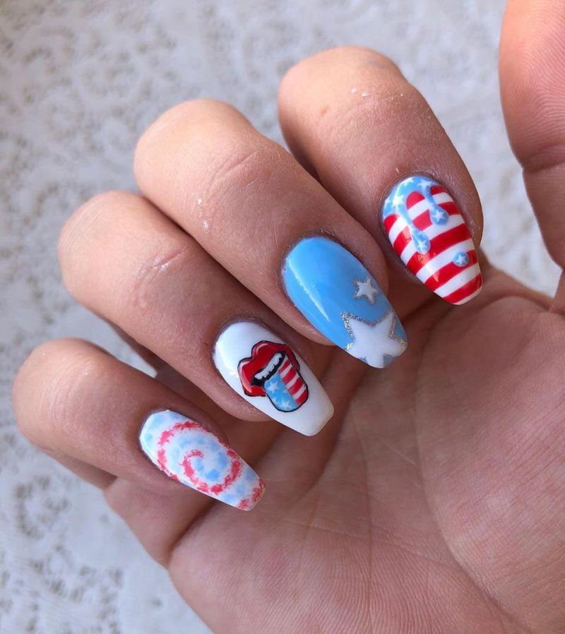 30 Pretty 4th of July Nail Art Designs You Must Love