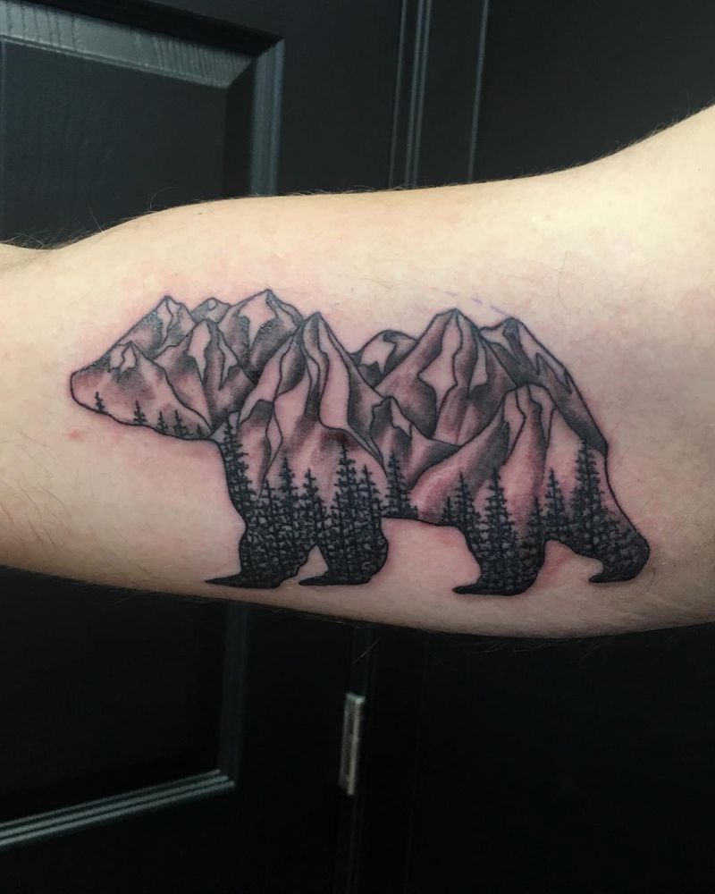 30 Unique Bear Mountain Tattoos You Have To Try