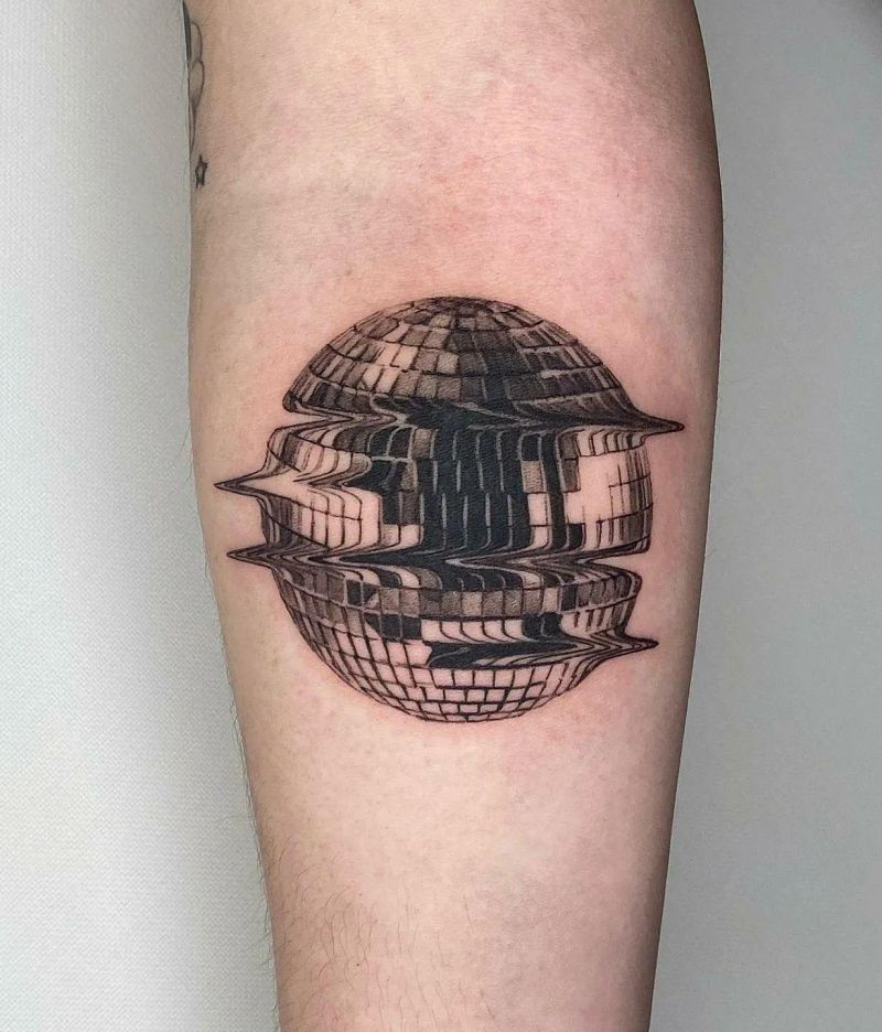 30 Pretty Disco Ball Tattoos Make You Attractive