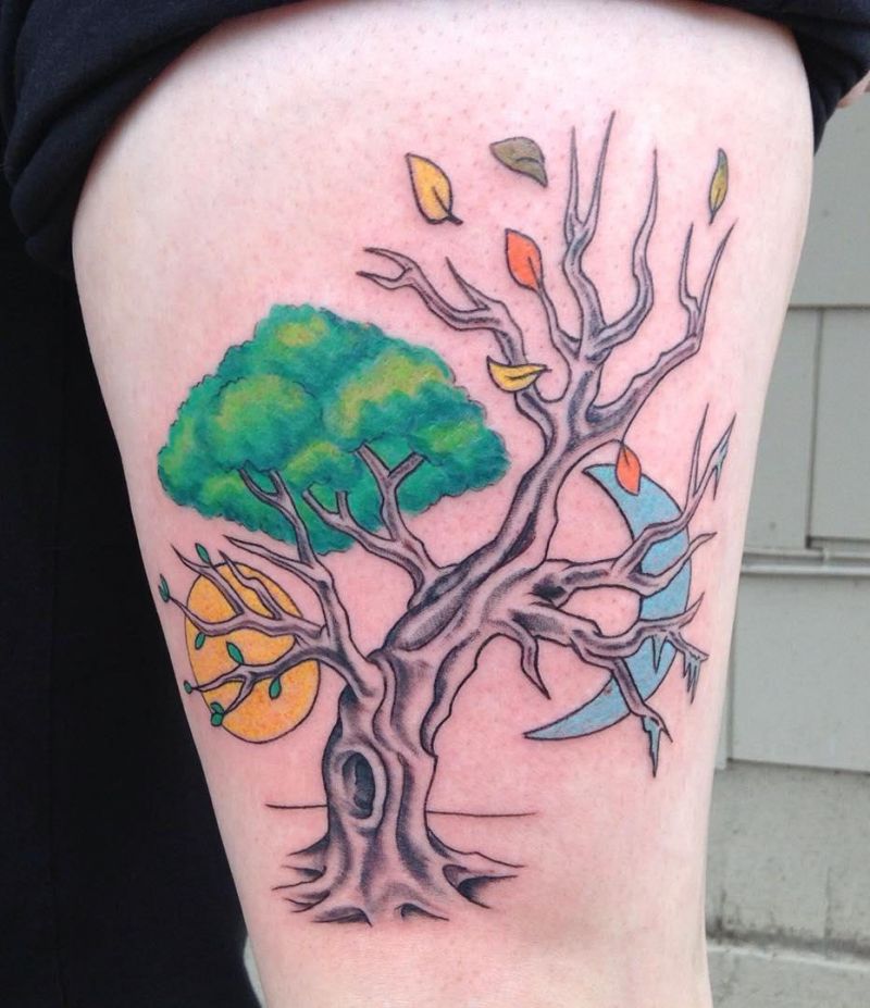 30 Pretty Four Seasons Tattoos You Must Love