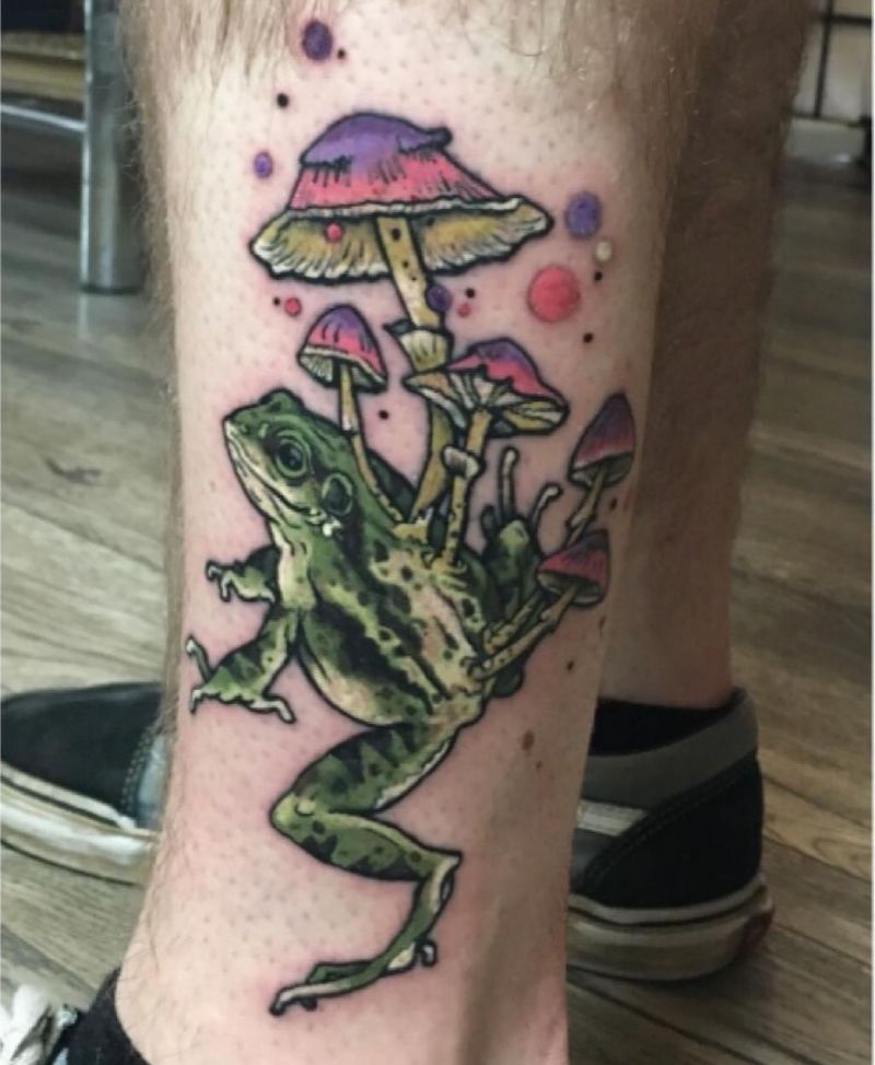8 Unique Frog Mushroom Tattoos for Your Inspiration