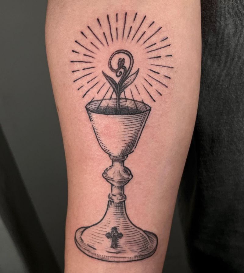 30 Unique Holy Grail Tattoos for Your Next Ink