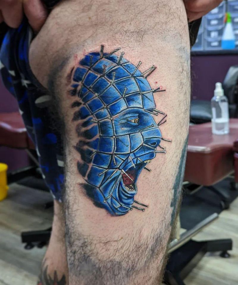 30 Scary Pinhead Tattoos You Must Love