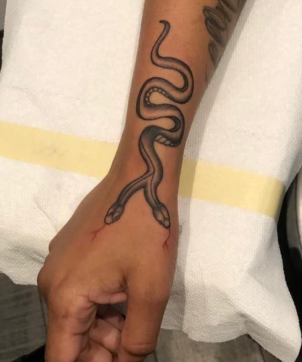 30 Two Headed Snake Tattoos for Your Inspiration