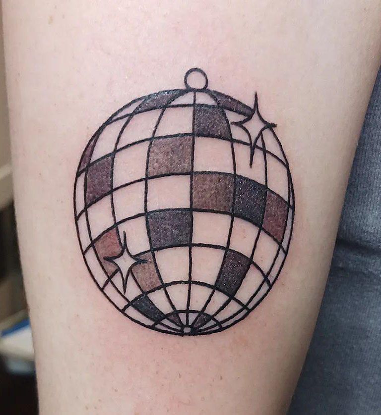 30 Pretty Disco Ball Tattoos Make You Attractive