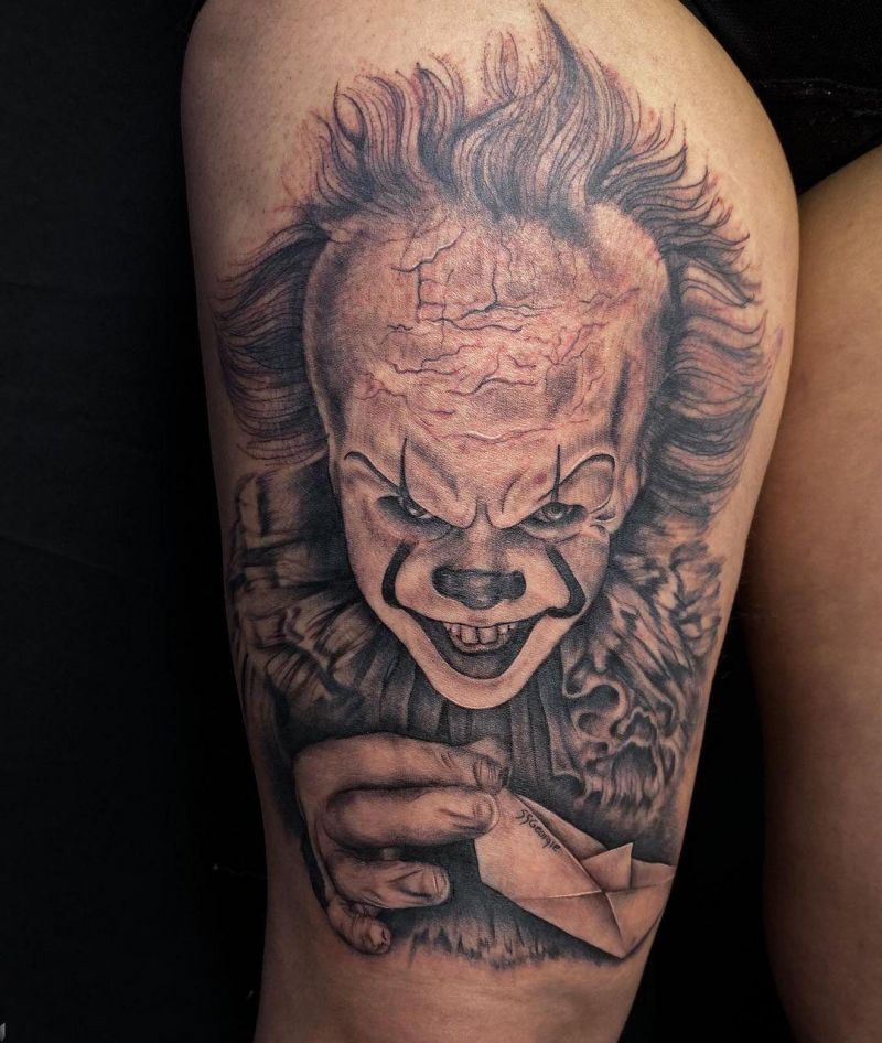 30 Great Pennywise Tattoos for Your Inspiration