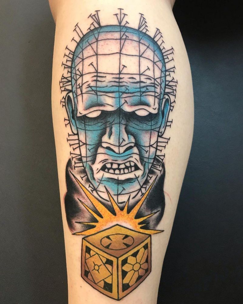 30 Scary Pinhead Tattoos You Must Love