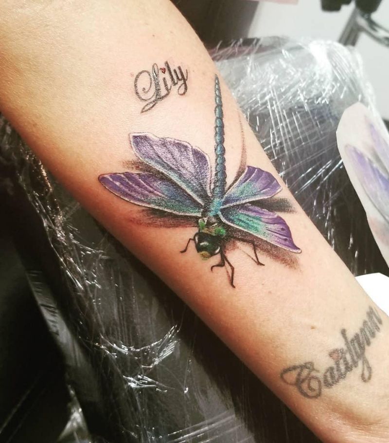 10 Elegant 3D Dragonfly Tattoos to Inspire You