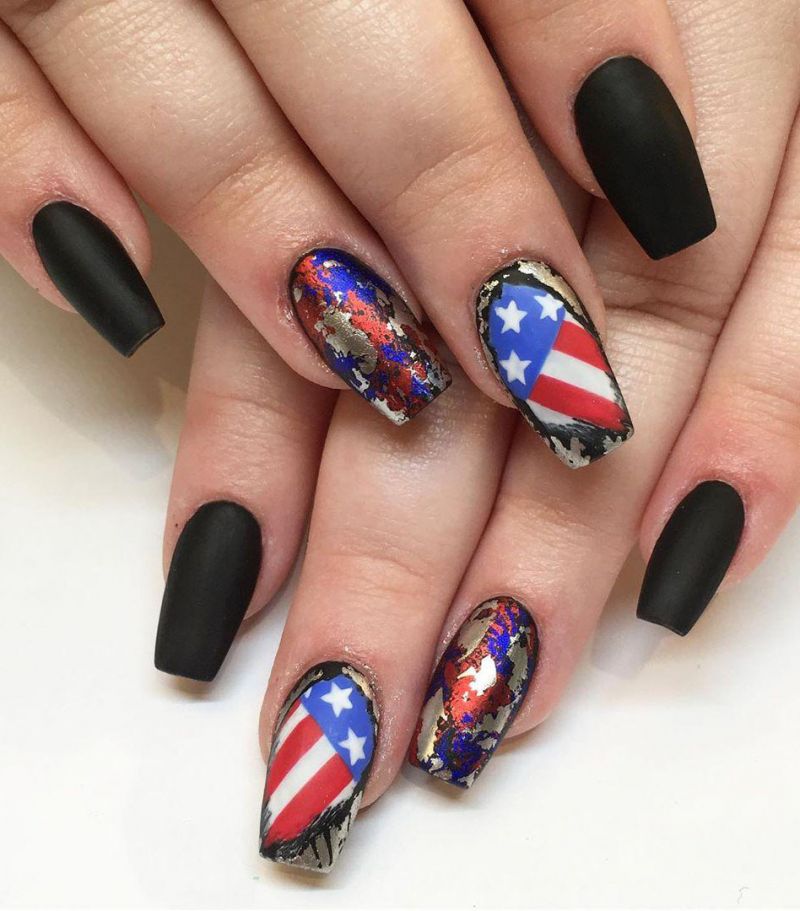 30 Pretty 4th of July Nail Art Designs You Must Love