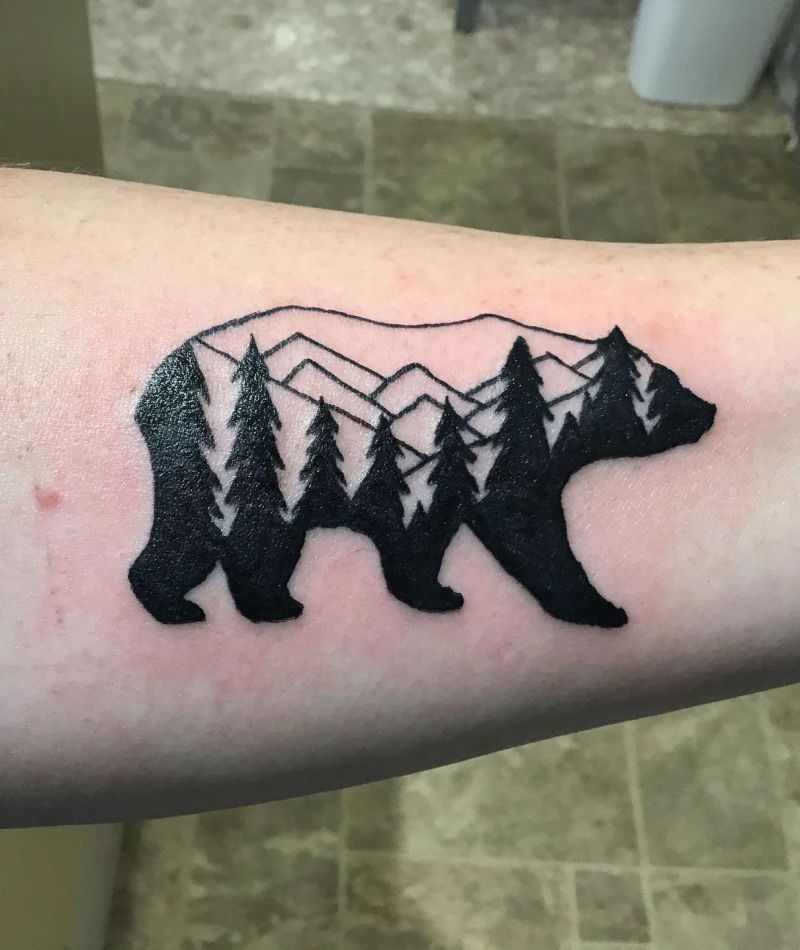 30 Unique Bear Mountain Tattoos You Have To Try