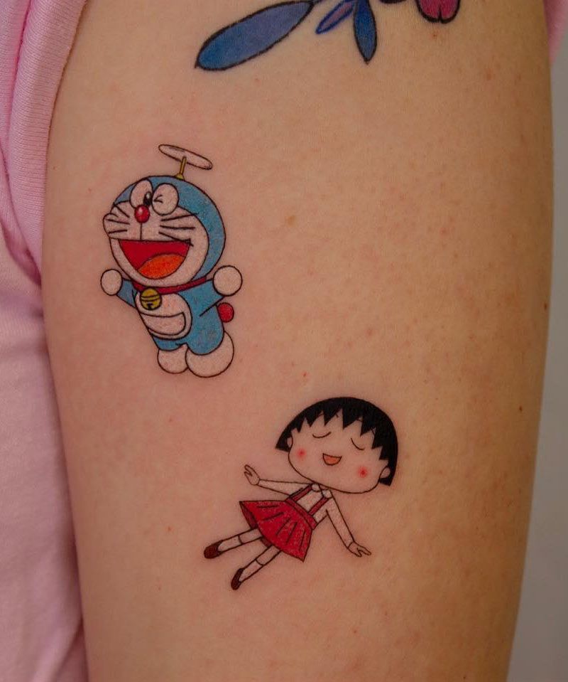 10 Cute Chibi Maruko Chan Tattoos You Can Copy